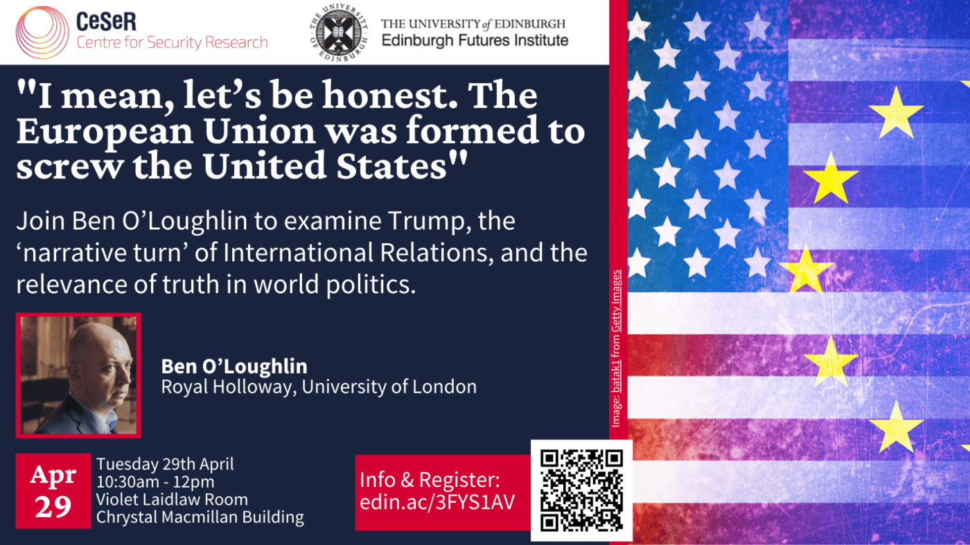 "I mean, let’s be honest. The European Union was formed to screw the USA"