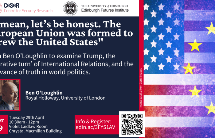 "I mean, let’s be honest. The European Union was formed to screw the USA"