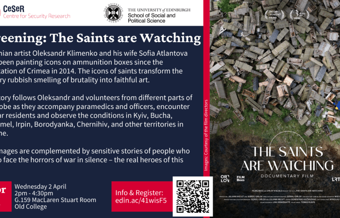 Screening - The Saints are Watching